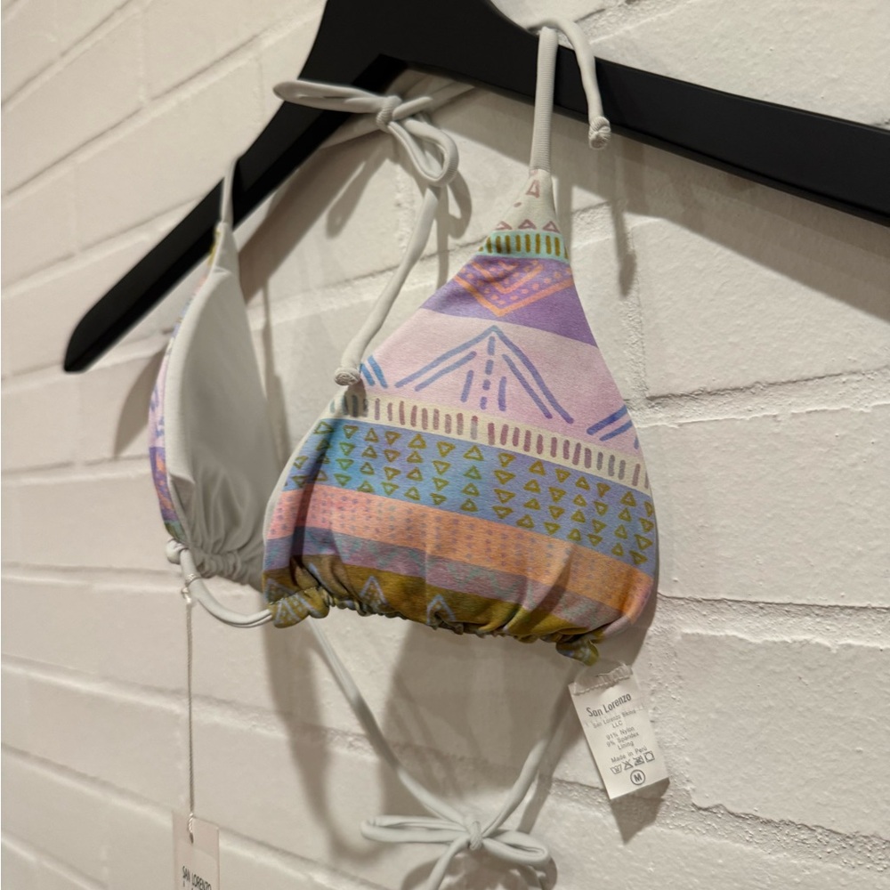 NWT San Lorenzo Classic Style Bikini Top - Picture 6 of 8